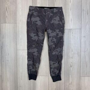 Prana Womens Pants Sky Cannon Jogger Pants 4 Gray Camo W41202115